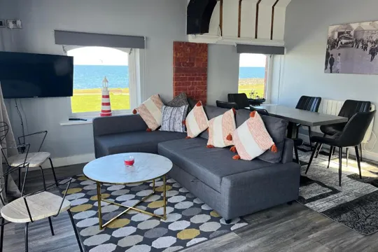 The Skerries Lifeboat House - The Lifeboat and Seaview Terrace - living area - 540x360